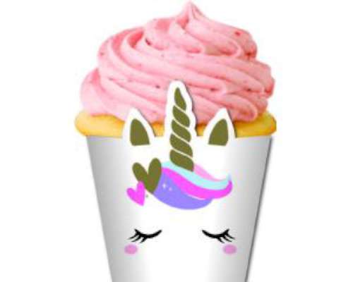 Unicorn Cupcake Wrappers - Click Image to Close